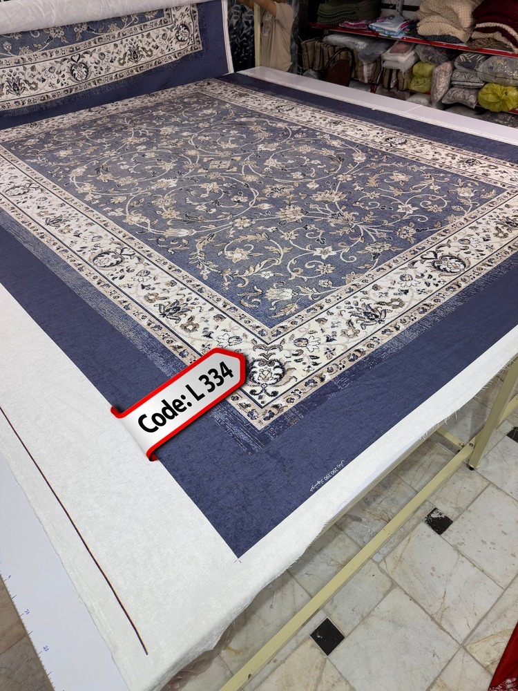 روفرشی کشدار (کاور فرش) و فرشینه و پادری کالای خواب متین کد L 334