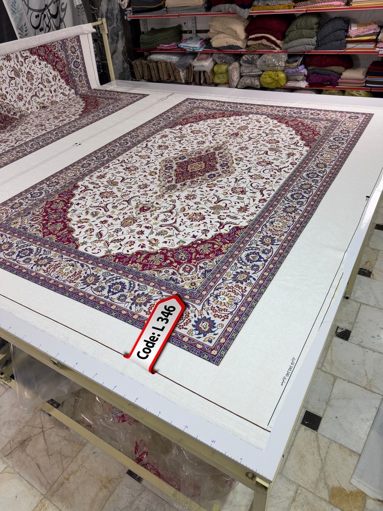 روفرشی کشدار (کاور فرش) و فرشینه و پادری کالای خواب متین کد L 346