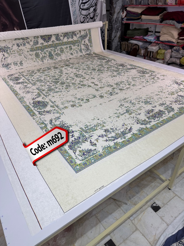 روفرشی کشدار (کاور فرش) و فرشینه و پادری کالای خواب متین کد m 692