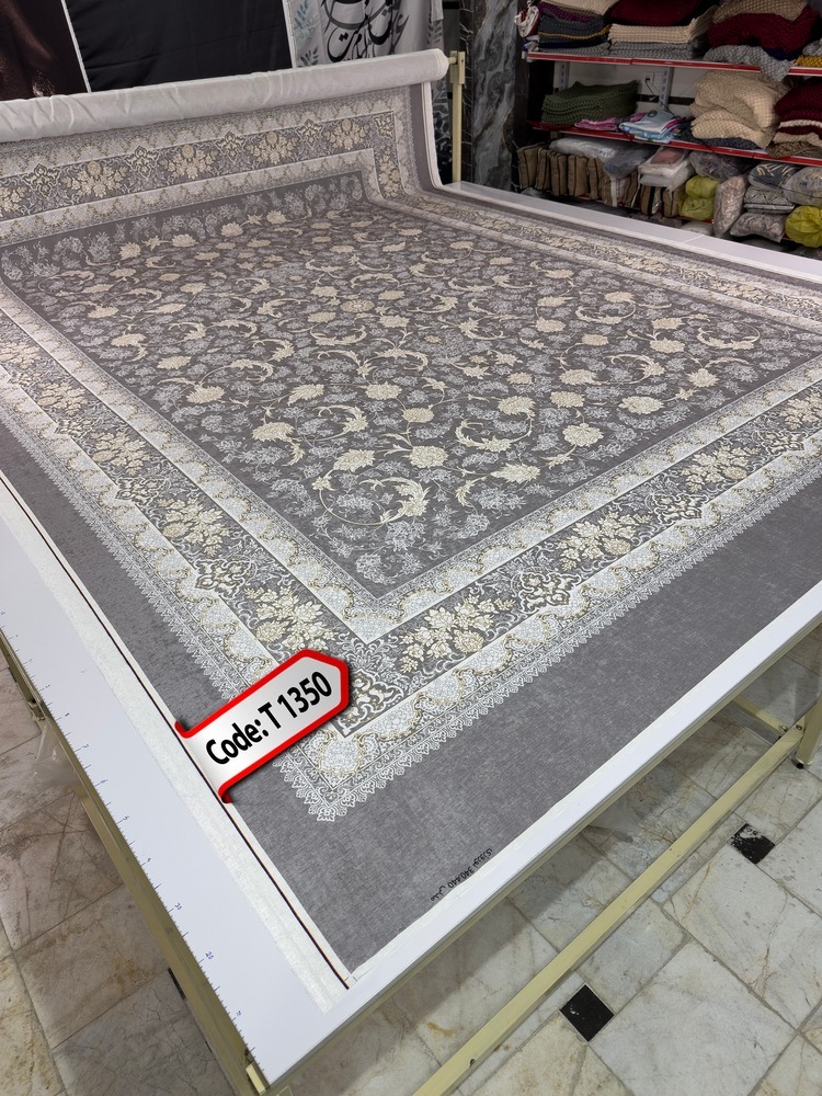 روفرشی کشدار (کاور فرش) و فرشینه و پادری کالای خواب متین کد T 1350