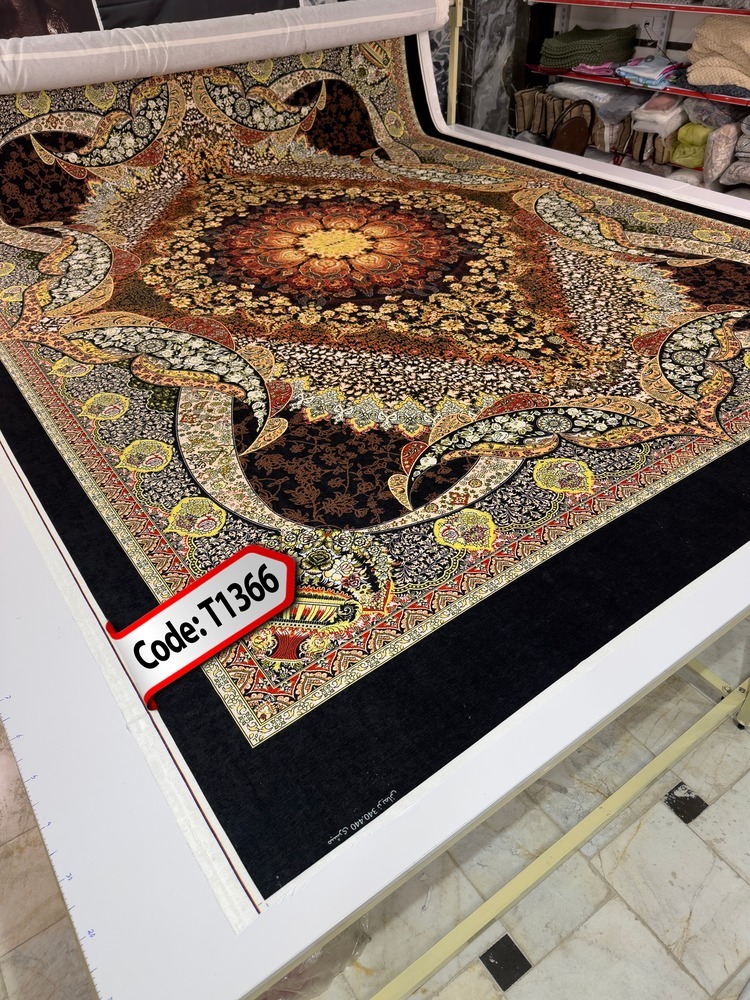 روفرشی کشدار (کاور فرش) و فرشینه و پادری کالای خواب متین کد T 1366