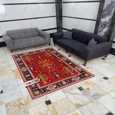 روفرشی کشدار (کاور فرش) و فرشینه و پادری کالای خواب متین کد T 1329