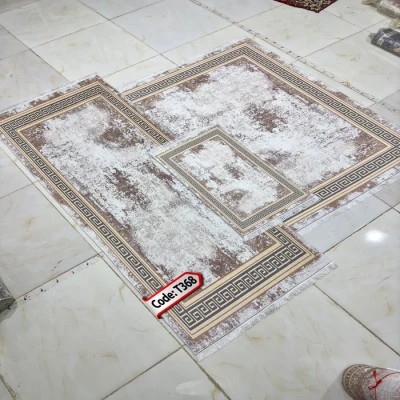 روفرشی کشدار (کاور فرش) و فرشینه و پادری کالای خواب متین کد T 368