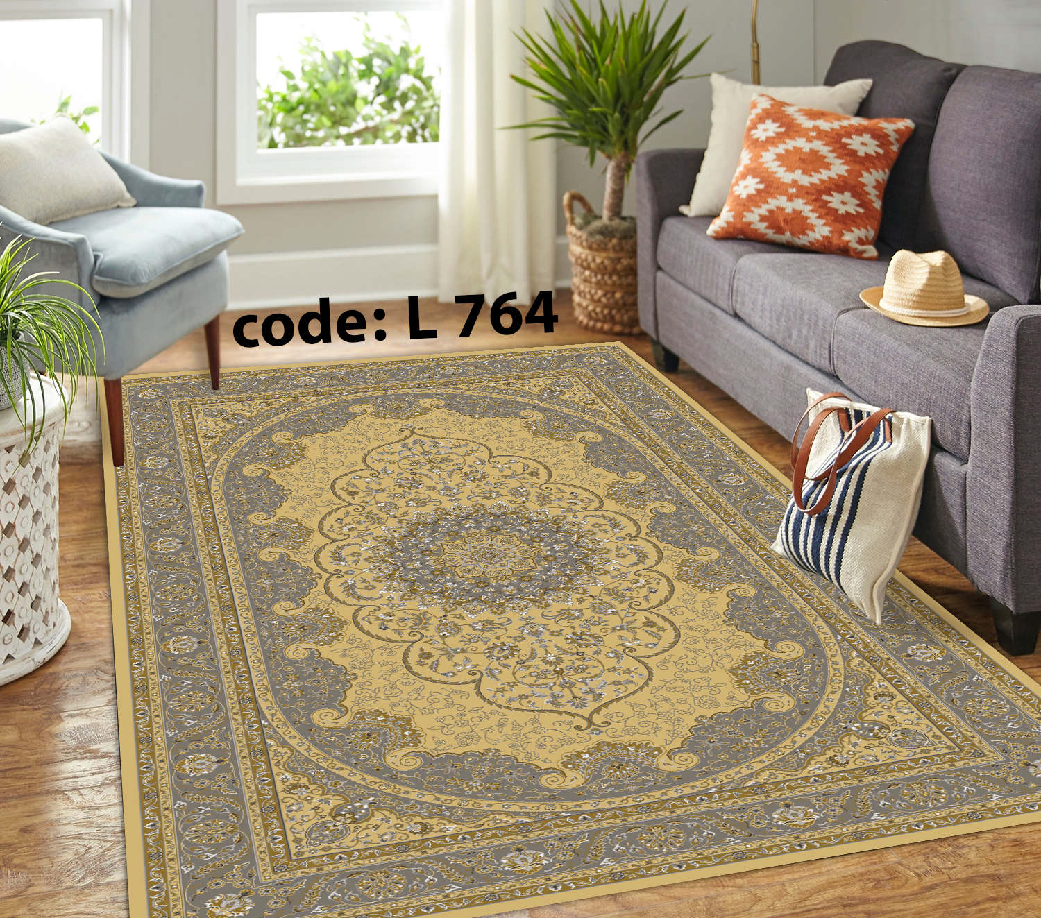 روفرشی کشدار (کاور فرش) و فرشینه و پادری کالای خواب متین کد L 764