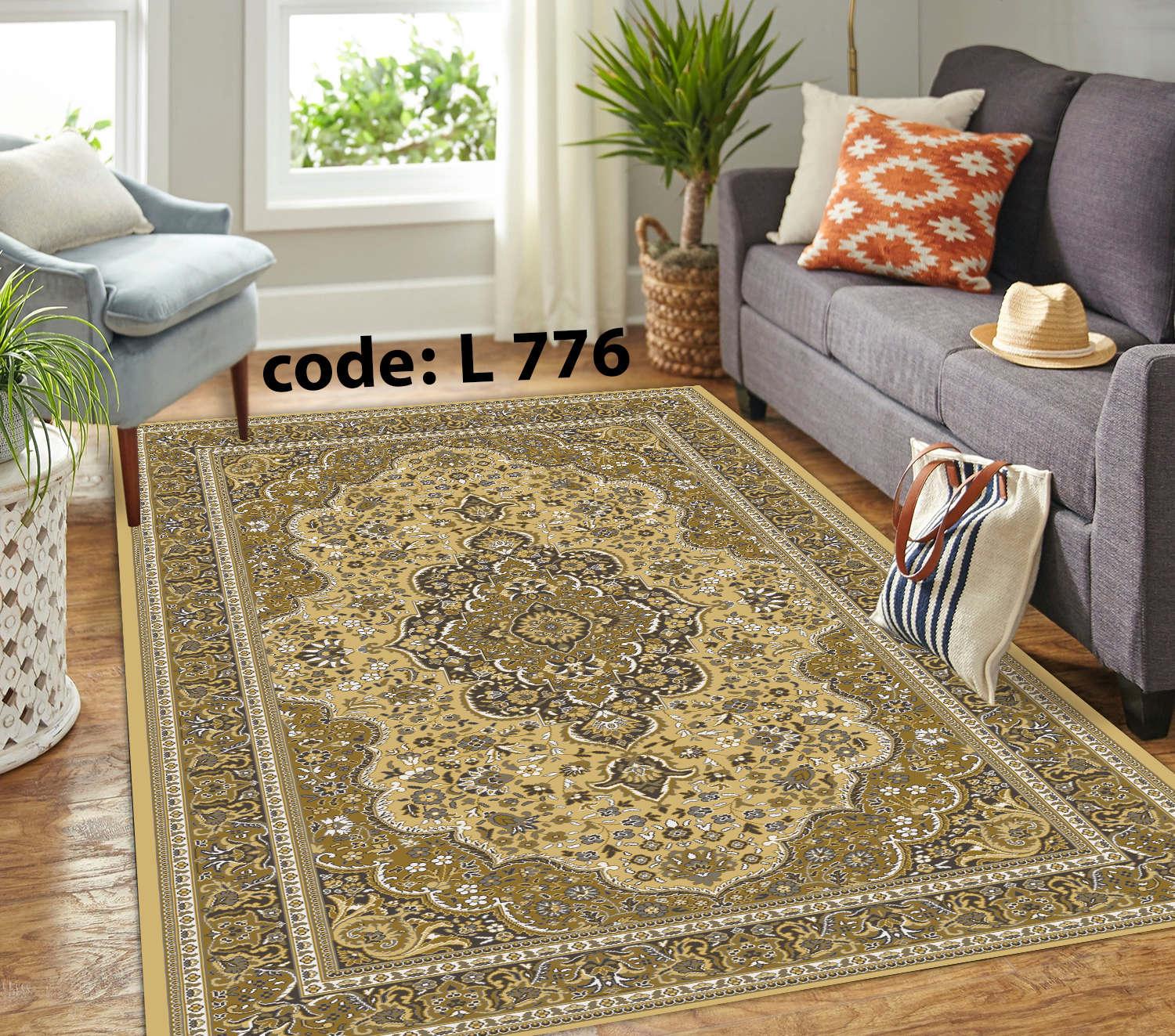 روفرشی کشدار (کاور فرش) و فرشینه و پادری کالای خواب متین کد L 776
