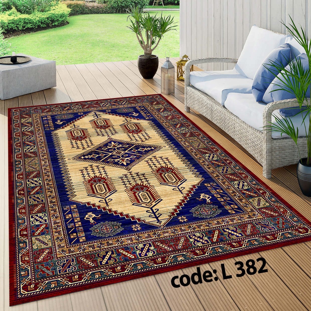 روفرشی کشدار (کاور فرش) و فرشینه و پادری کالای خواب متین کد L 382