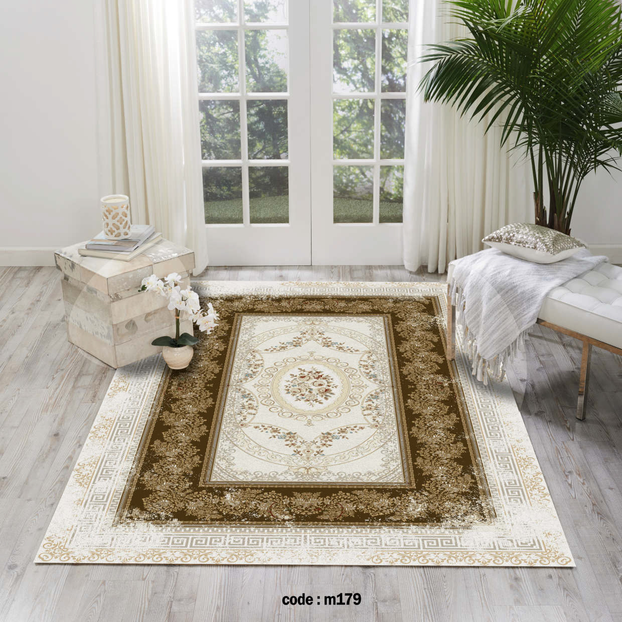 روفرشی کشدار (کاور فرش) و فرشینه و پادری کالای خواب متین کد m 179