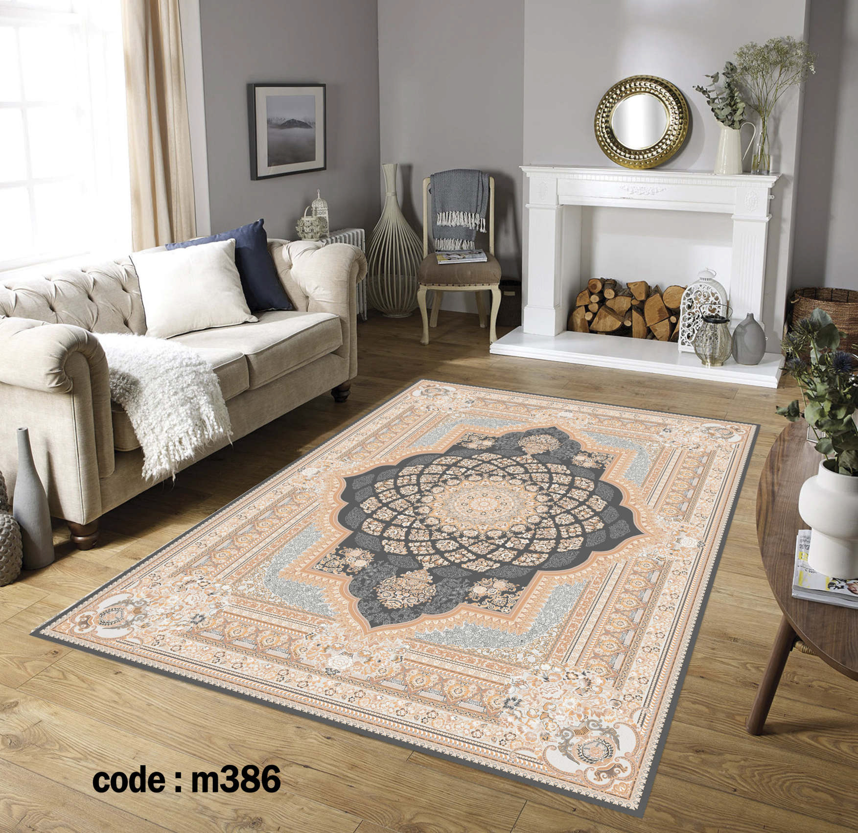 روفرشی کشدار (کاور فرش) و فرشینه و پادری کالای خواب متین کد m 386