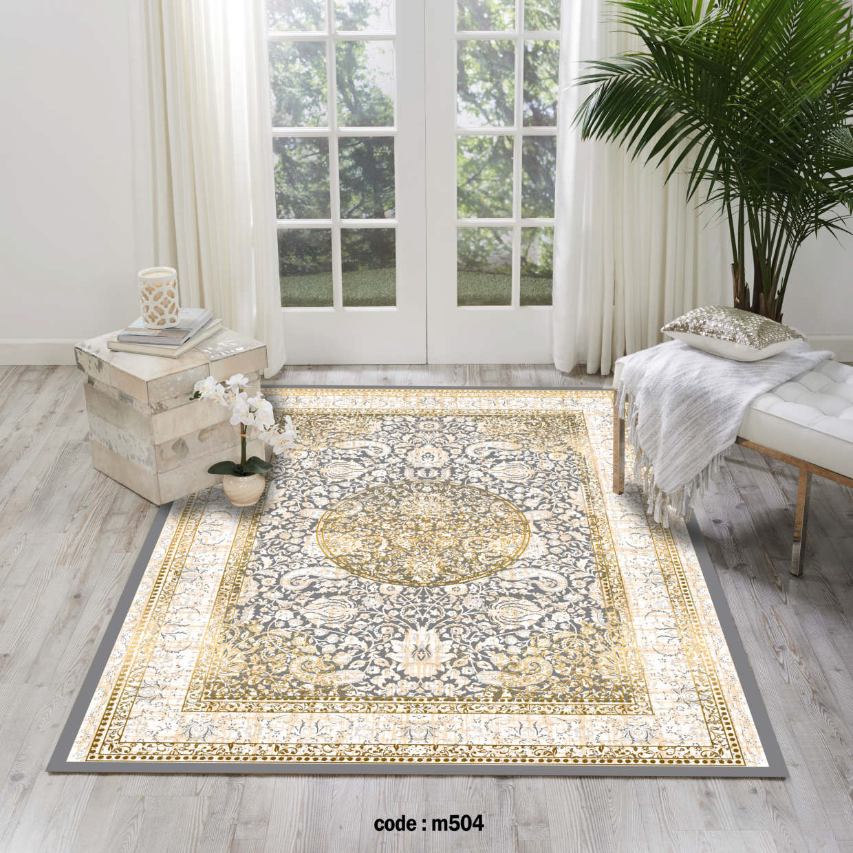 روفرشی کشدار (کاور فرش) و فرشینه و پادری کالای خواب متین کد m 504