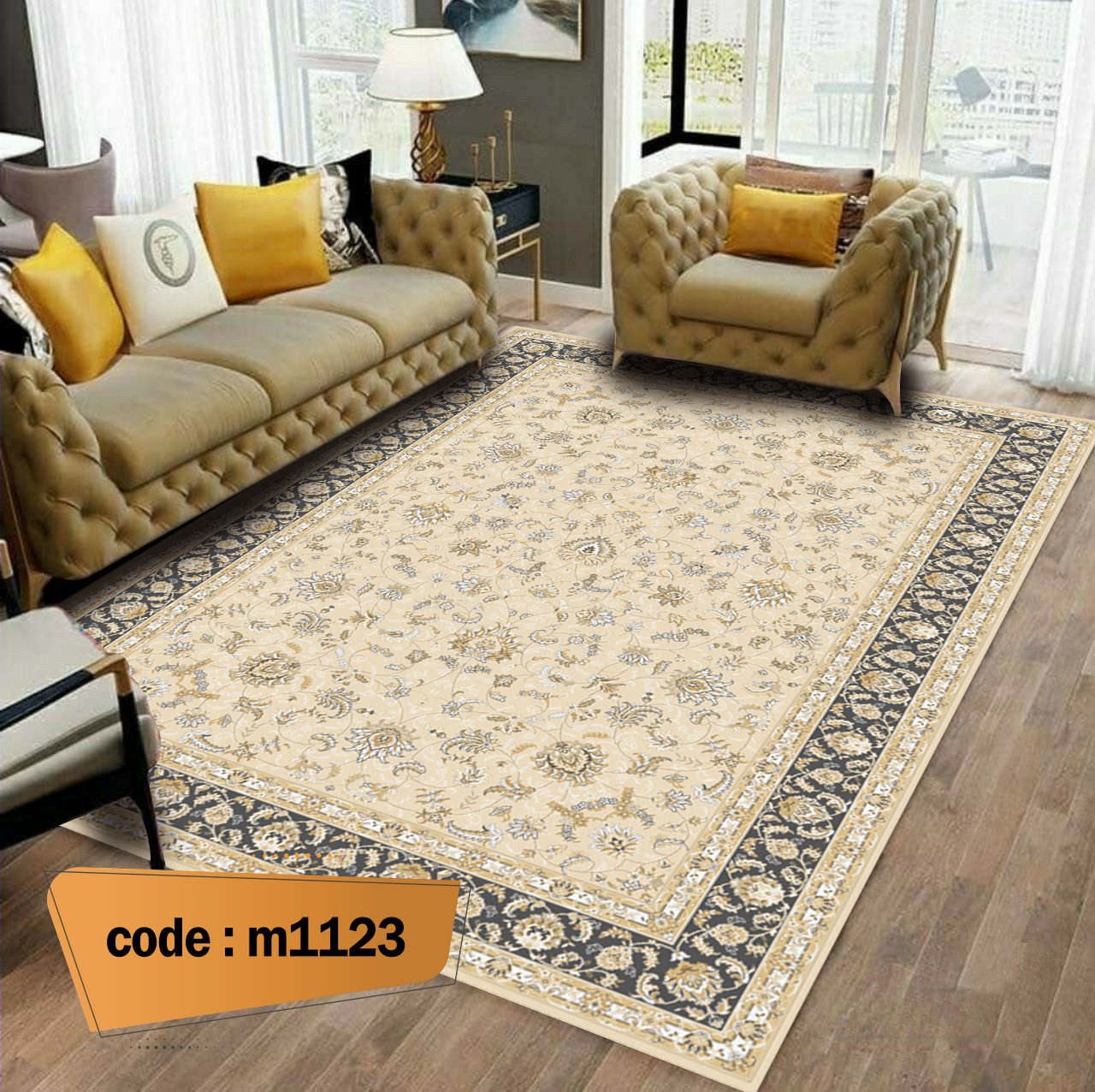 روفرشی کشدار (کاور فرش) و فرشینه و پادری کالای خواب متین کد m 1123