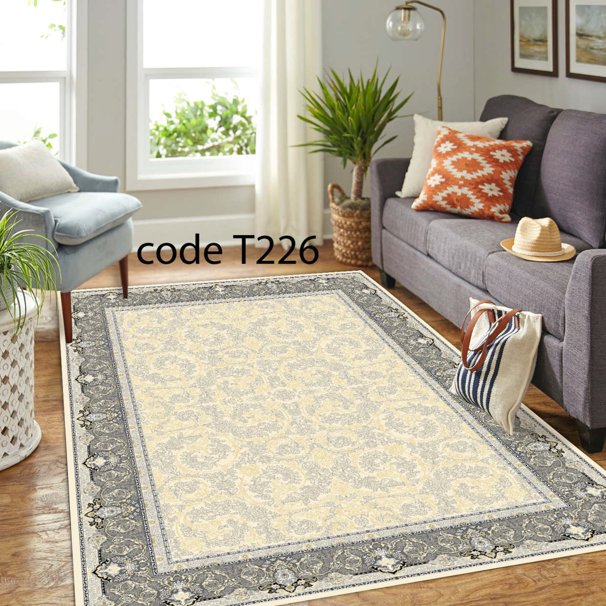 روفرشی کشدار (کاور فرش) و فرشینه و پادری کالای خواب متین کد T 226