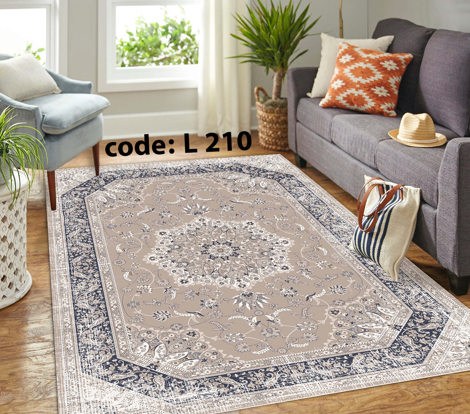 روفرشی کشدار (کاور فرش) و فرشینه و پادری کالای خواب متین کد L 210