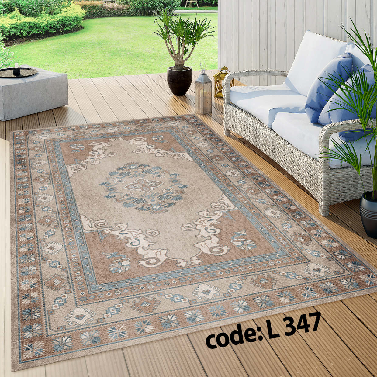 روفرشی کشدار (کاور فرش) و فرشینه و پادری کالای خواب متین کد L 347