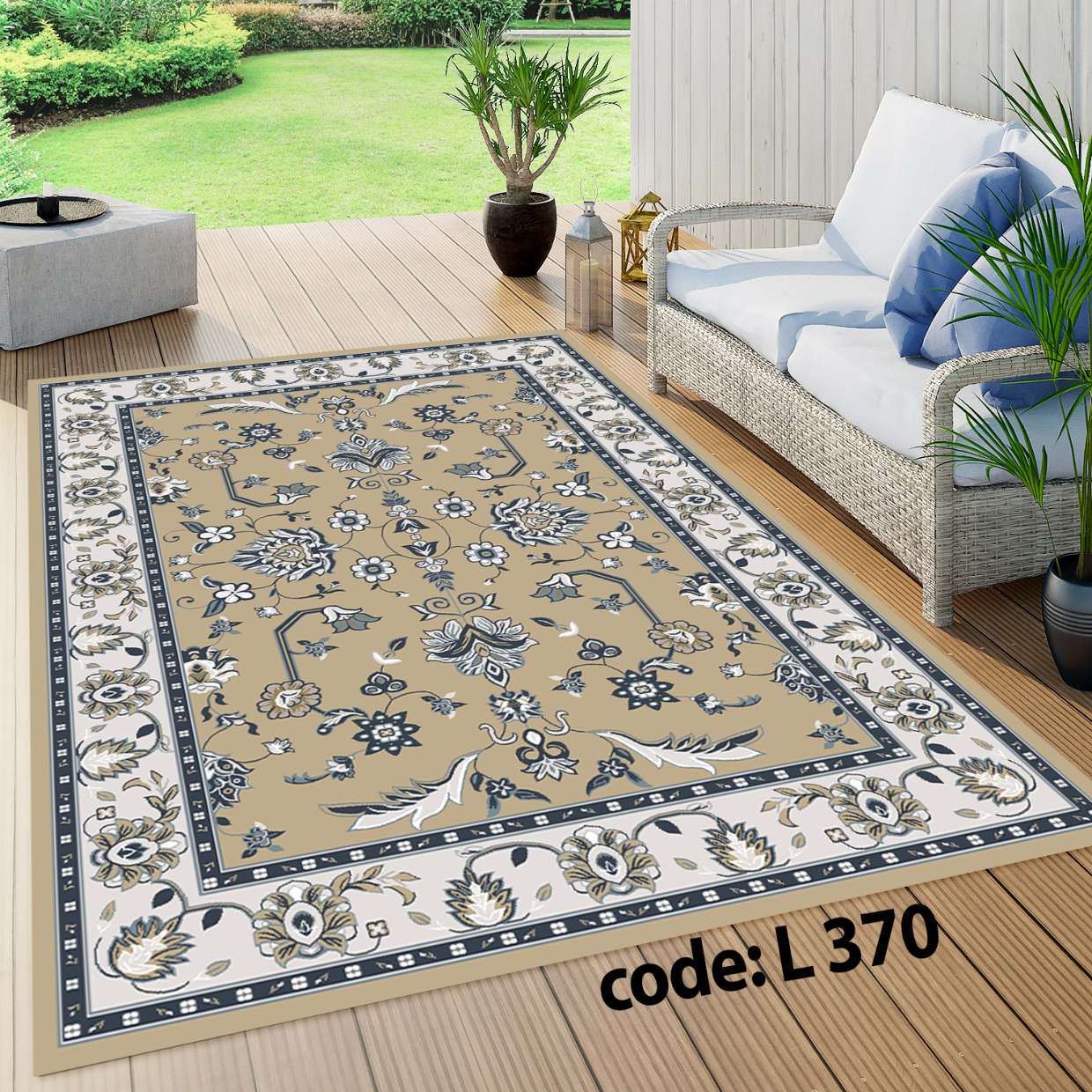 روفرشی کشدار (کاور فرش) و فرشینه و پادری کالای خواب متین کد L 370