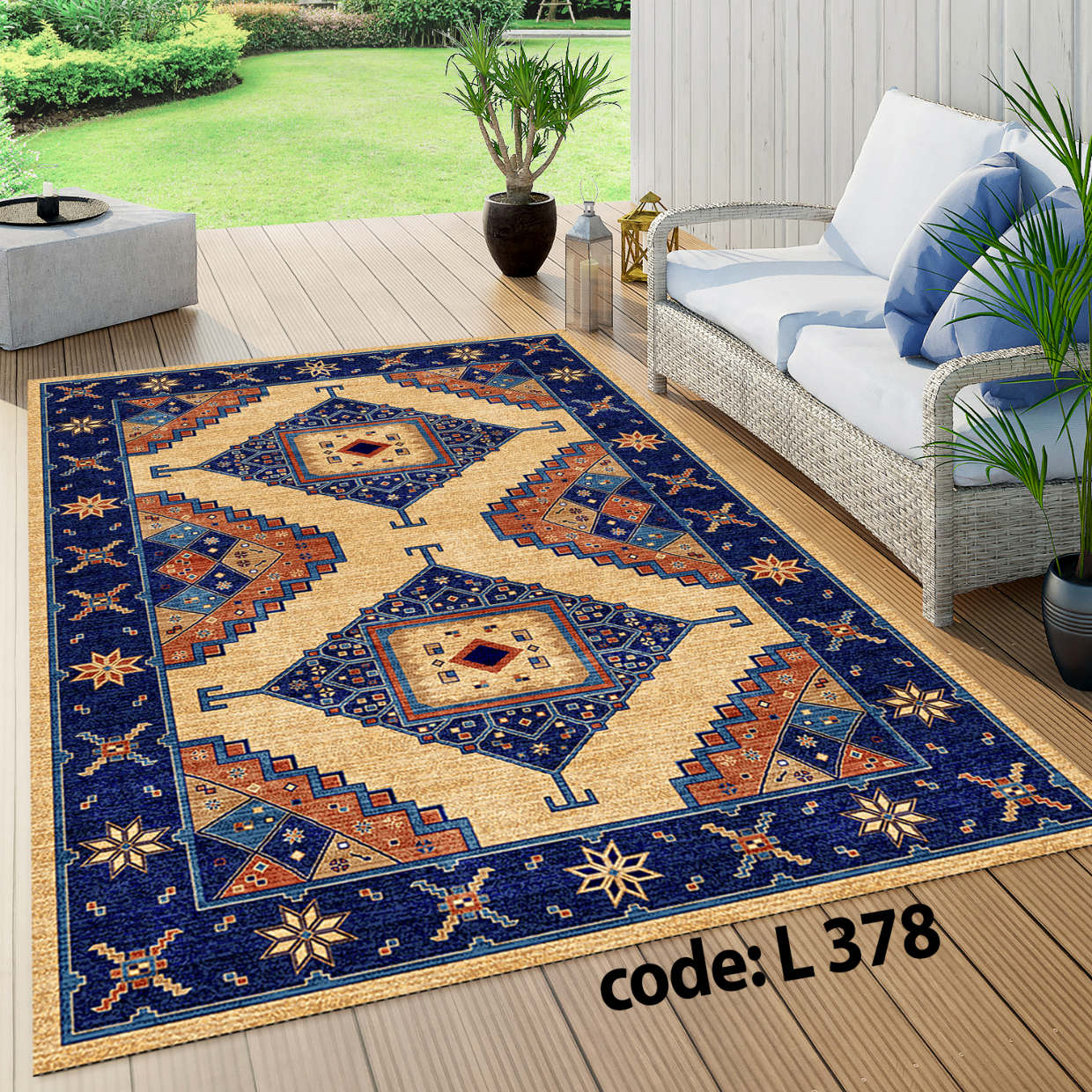روفرشی کشدار (کاور فرش) و فرشینه و پادری کالای خواب متین کد L 378
