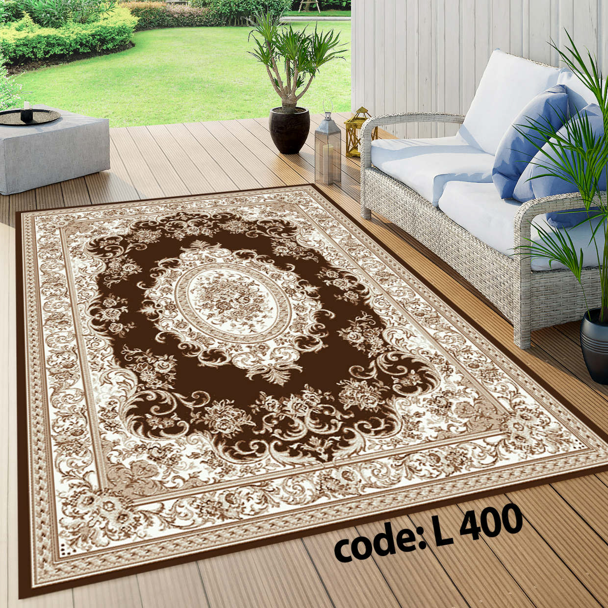 روفرشی کشدار (کاور فرش) و فرشینه و پادری کالای خواب متین کد L 400