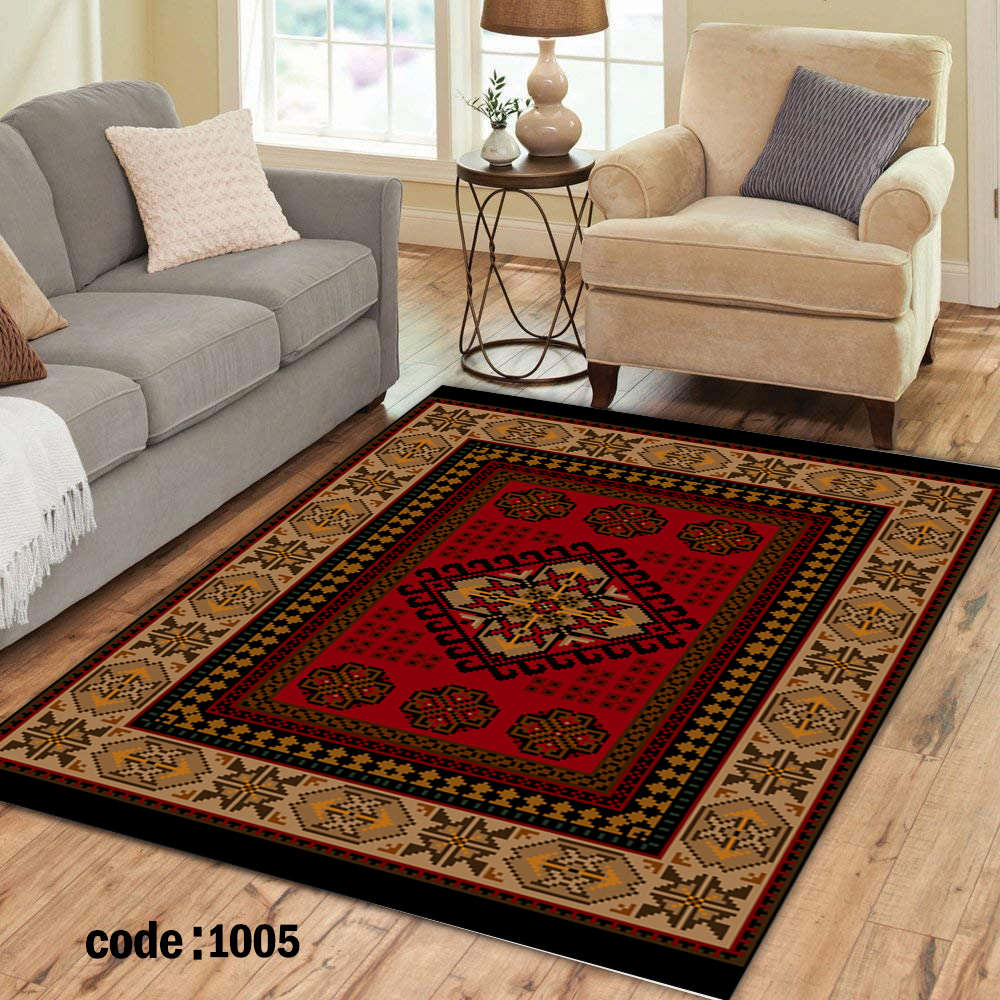 روفرشی کشدار (کاور فرش) و فرشینه و پادری کالای خواب متین کد 1005
