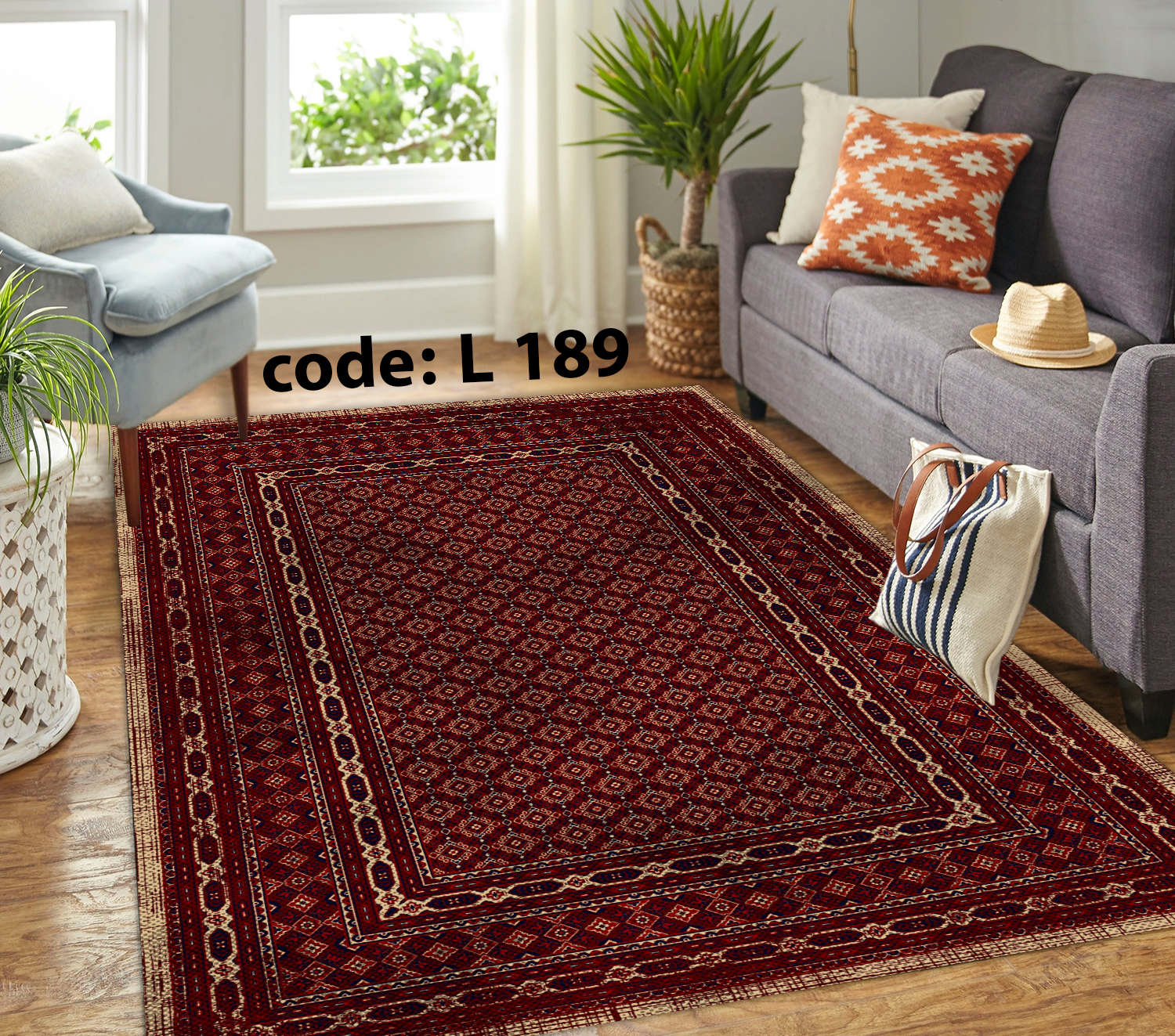 روفرشی کشدار (کاور فرش) و فرشینه و پادری کالای خواب متین کد L 189