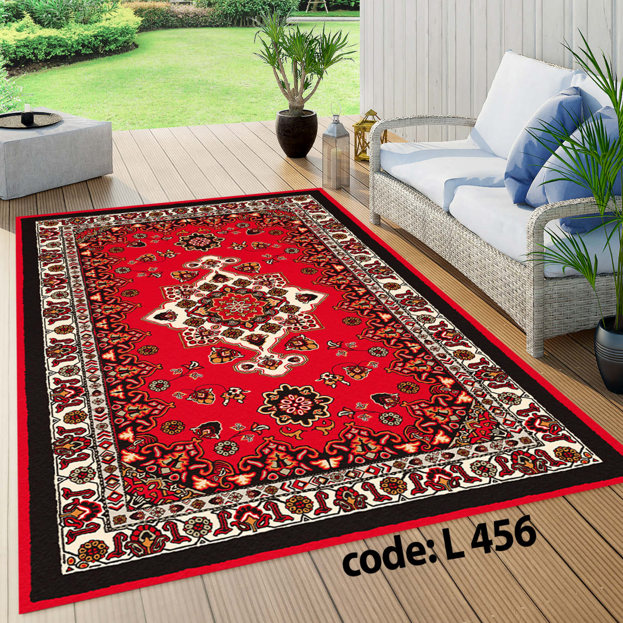 روفرشی کشدار (کاور فرش) و فرشینه و پادری کالای خواب متین کد L 456