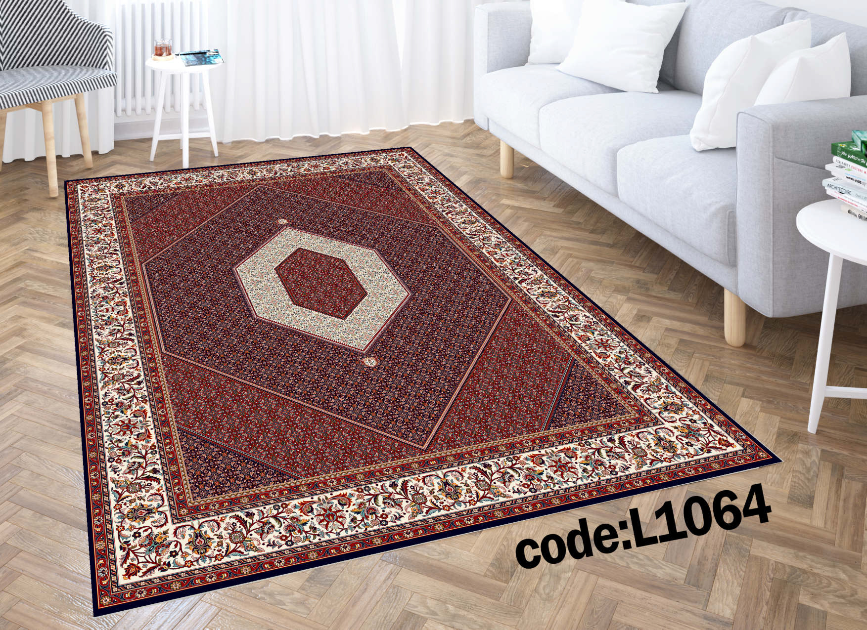 روفرشی کشدار (کاور فرش) و فرشینه و پادری کالای خواب متین کد L 1064