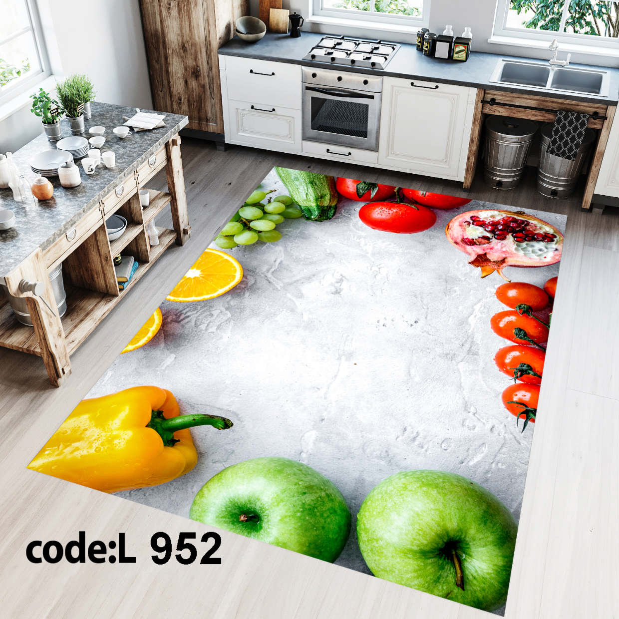 روفرشی کشدار (کاور فرش) و فرشینه و پادری کالای خواب متین کد L 952