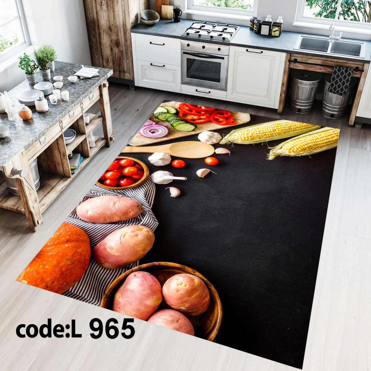 روفرشی کشدار (کاور فرش) و فرشینه و پادری کالای خواب متین کد L 965