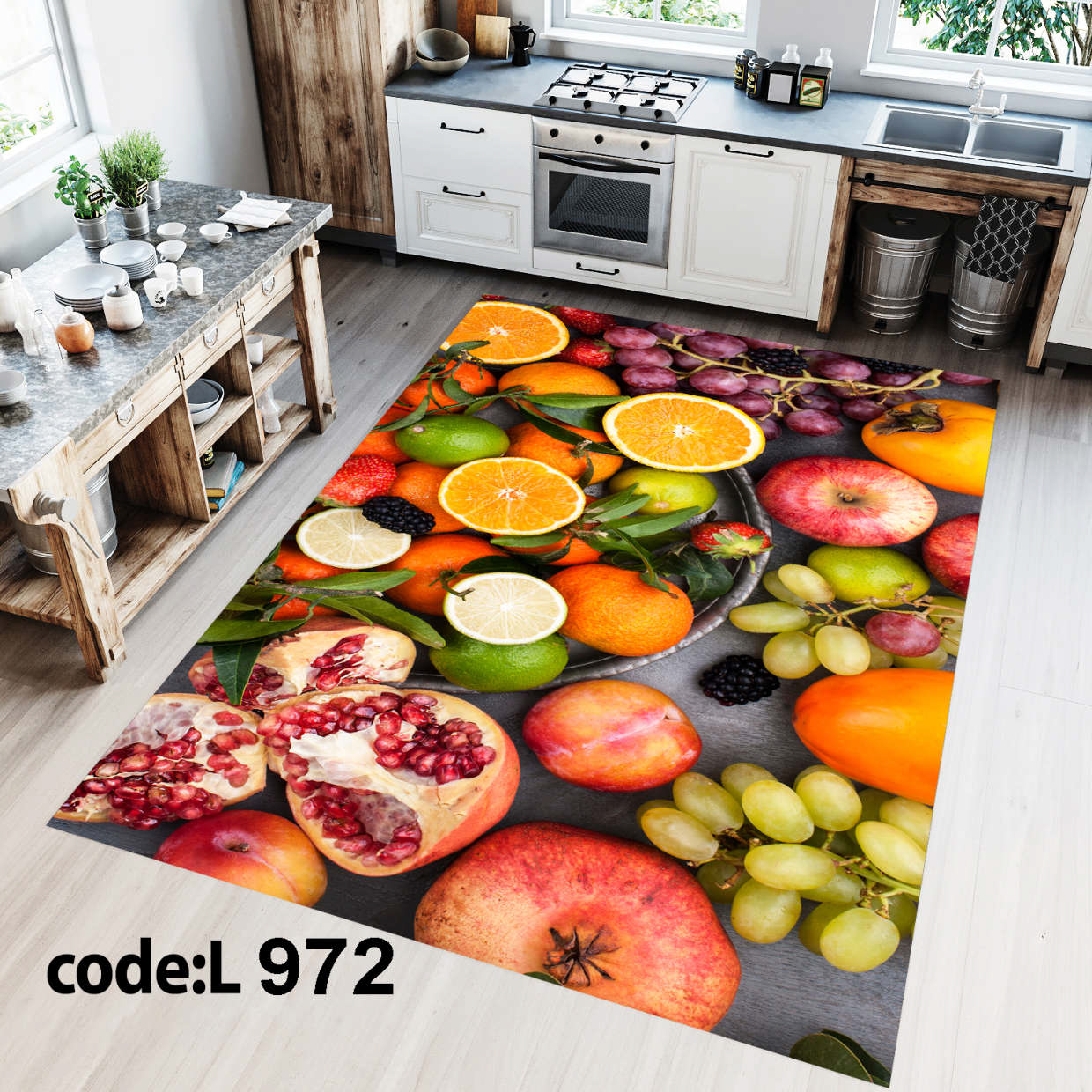 روفرشی کشدار (کاور فرش) و فرشینه و پادری کالای خواب متین کد L 972