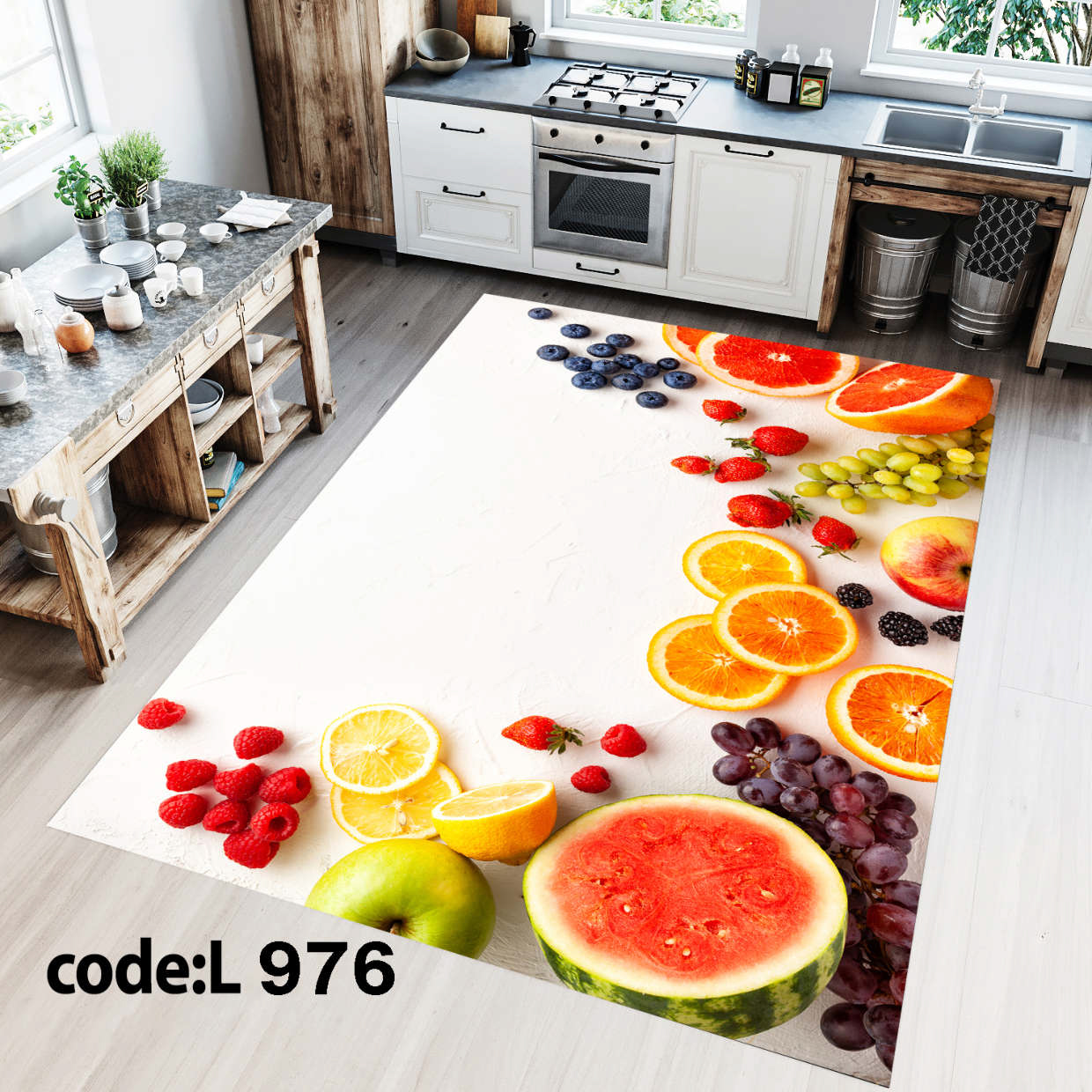 روفرشی کشدار (کاور فرش) و فرشینه و پادری کالای خواب متین کد L 976