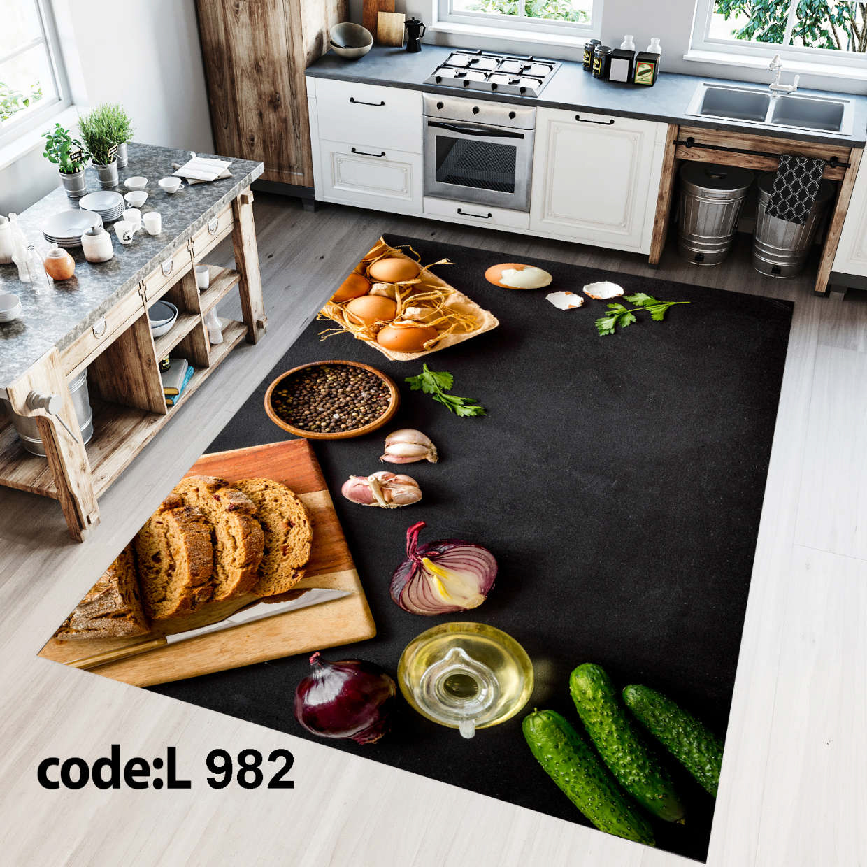 روفرشی کشدار (کاور فرش) و فرشینه و پادری کالای خواب متین کد L 982