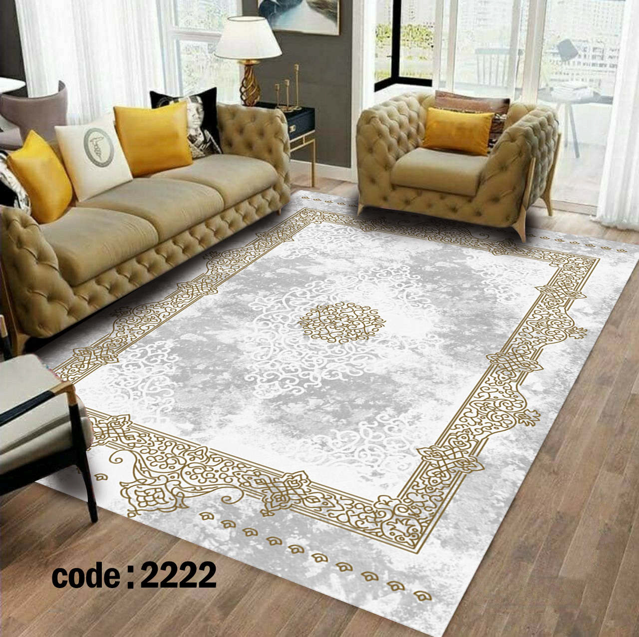 روفرشی کشدار (کاور فرش) و فرشینه و پادری کالای خواب متین کد 2222
