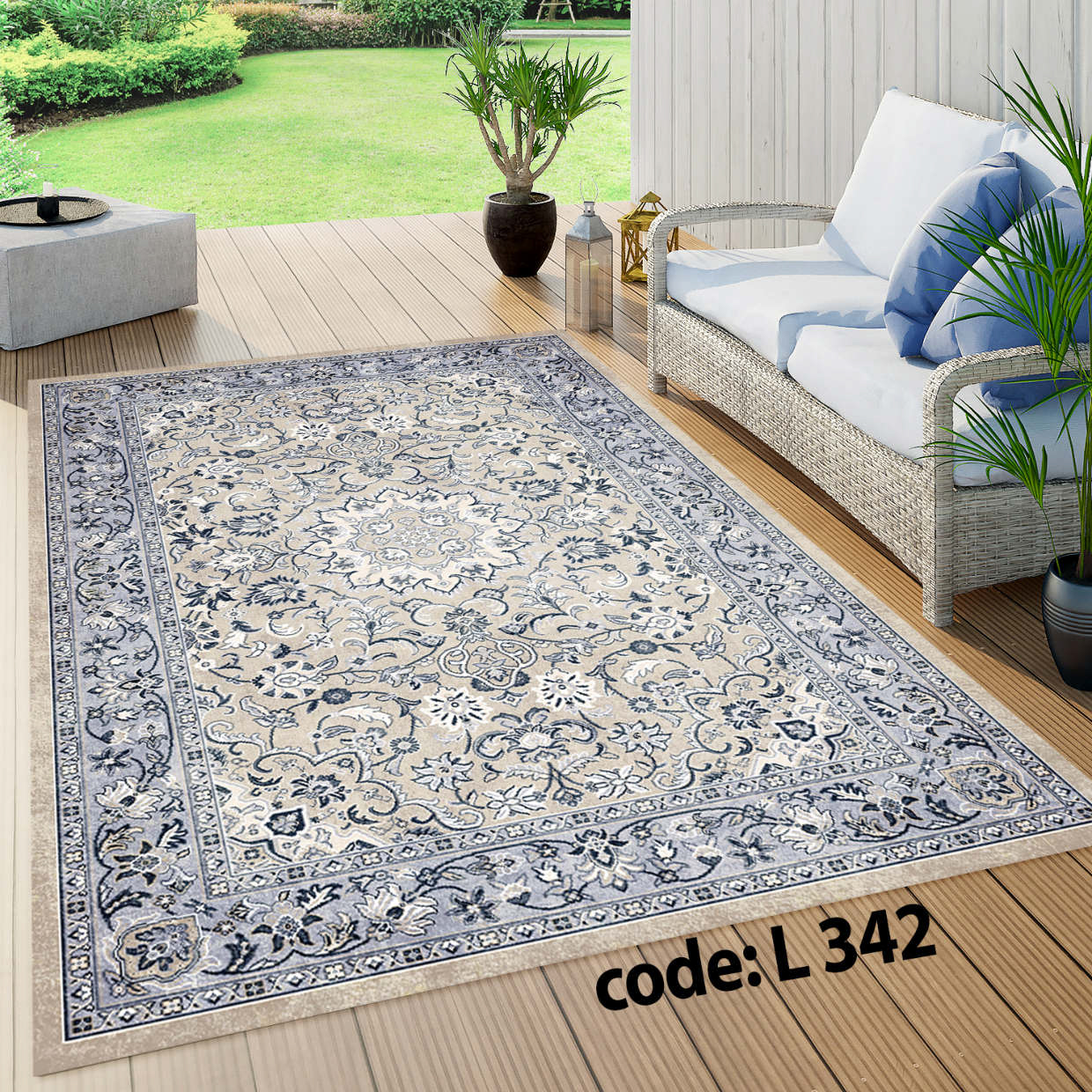 روفرشی کشدار (کاور فرش) و فرشینه و پادری کالای خواب متین کد L 342