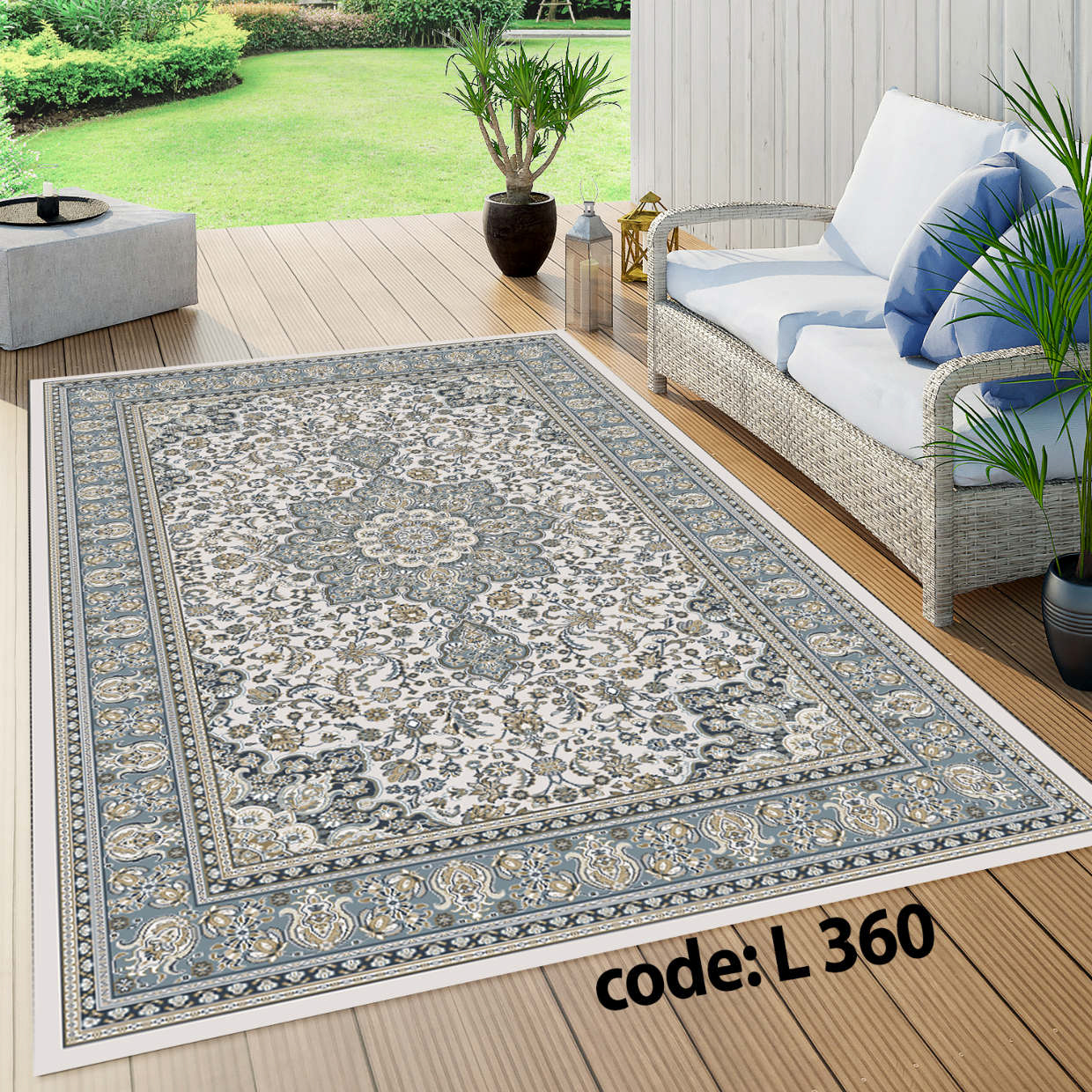 روفرشی کشدار (کاور فرش) و فرشینه و پادری کالای خواب متین کد L 360