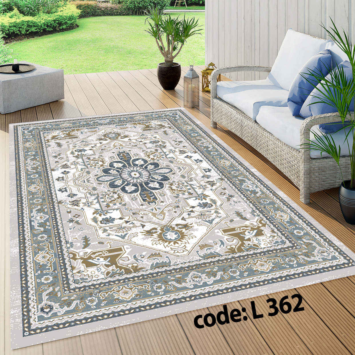 روفرشی کشدار (کاور فرش) و فرشینه و پادری کالای خواب متین کد L 362