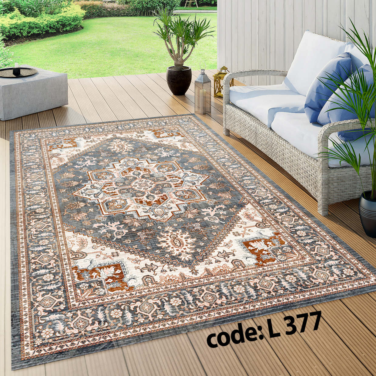 روفرشی کشدار (کاور فرش) و فرشینه و پادری کالای خواب متین کد L 377