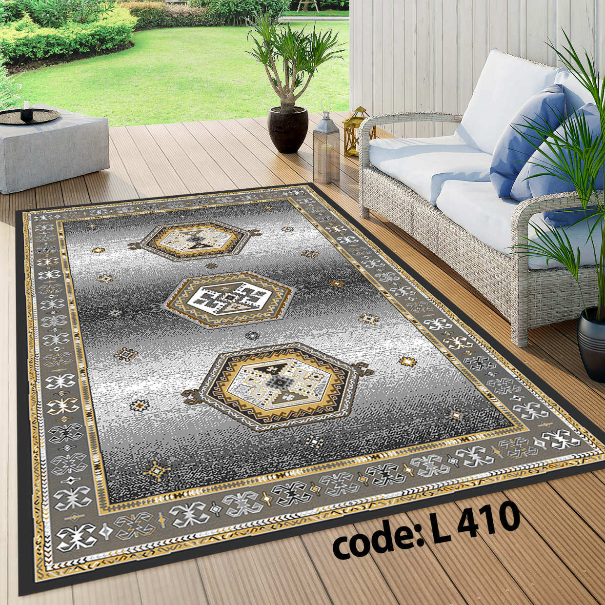 روفرشی کشدار (کاور فرش) و فرشینه و پادری کالای خواب متین کد L 410