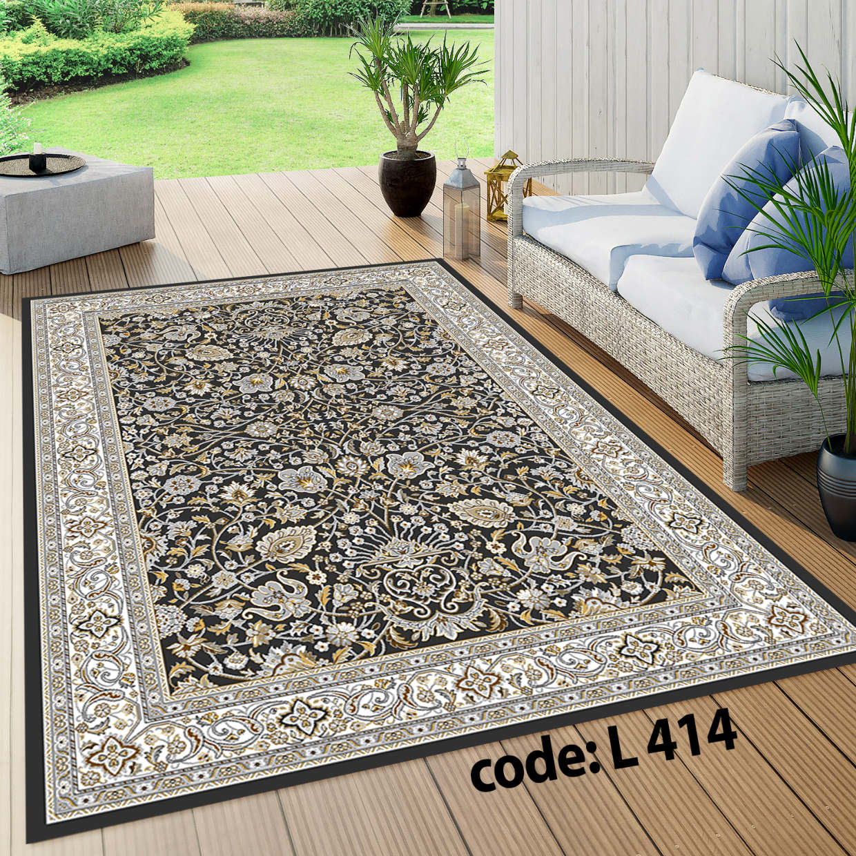 روفرشی کشدار (کاور فرش) و فرشینه و پادری کالای خواب متین کد L 414