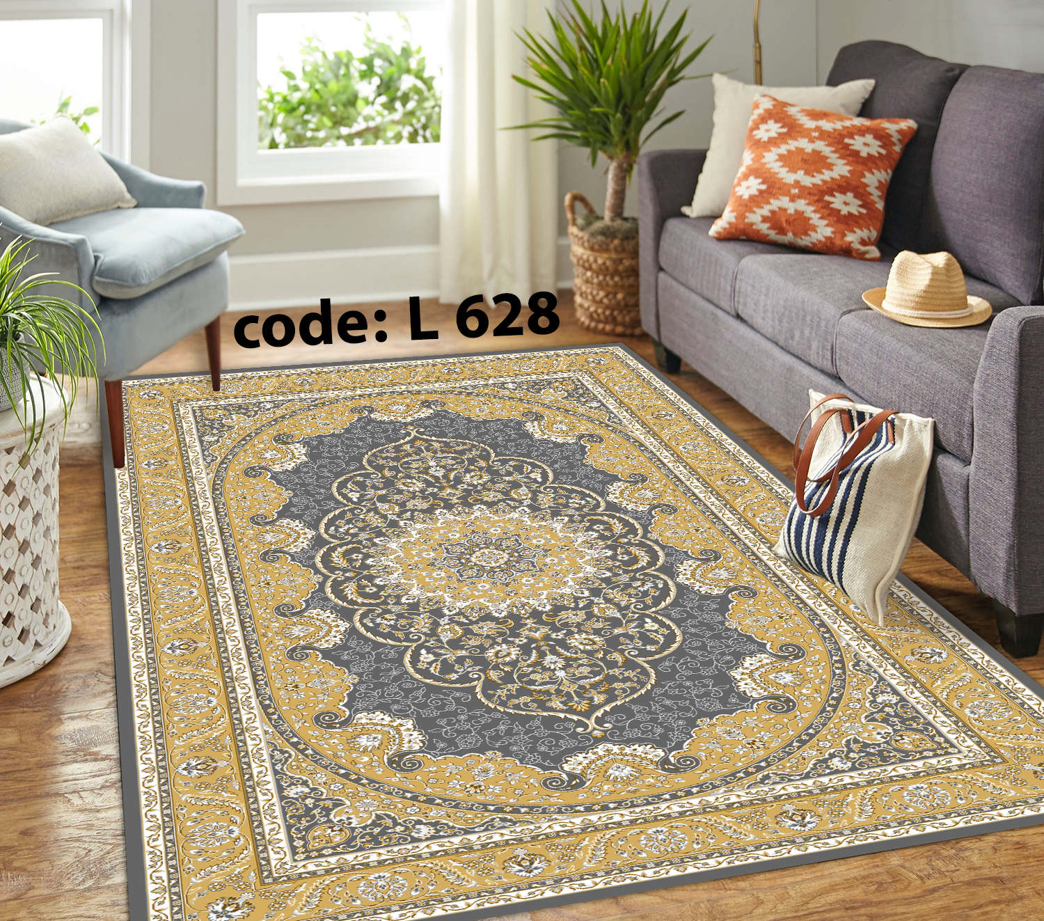 روفرشی کشدار (کاور فرش) و فرشینه و پادری کالای خواب متین کد L 628