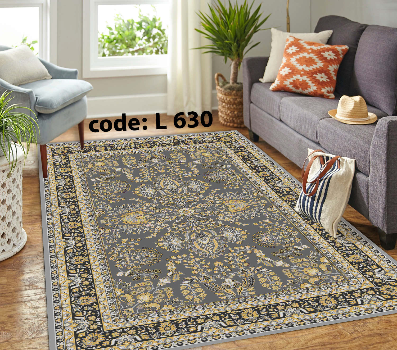 روفرشی کشدار (کاور فرش) و فرشینه و پادری کالای خواب متین کد L 630
