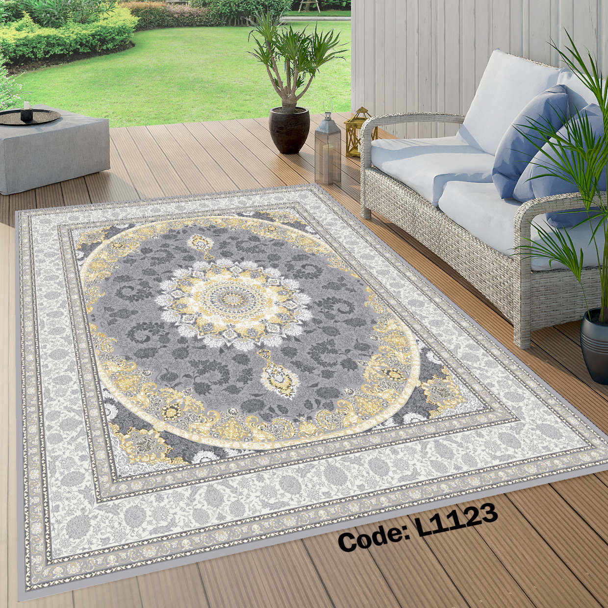روفرشی کشدار (کاور فرش) و فرشینه و پادری کالای خواب متین کد L 1123