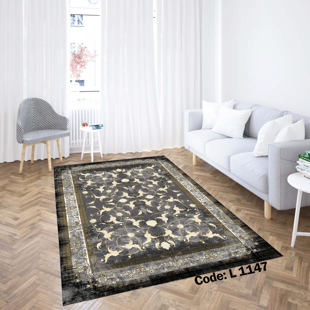 روفرشی کشدار (کاور فرش) و فرشینه و پادری کالای خواب متین کد L 1147