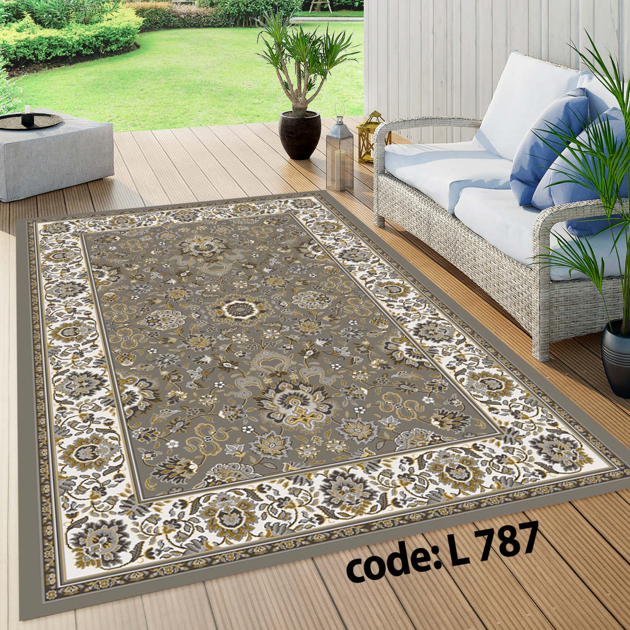 روفرشی کشدار (کاور فرش) و فرشینه و پادری کالای خواب متین کد L 787