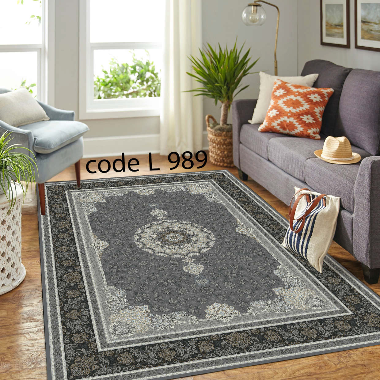 روفرشی کشدار (کاور فرش) و فرشینه و پادری کالای خواب متین کد L 989