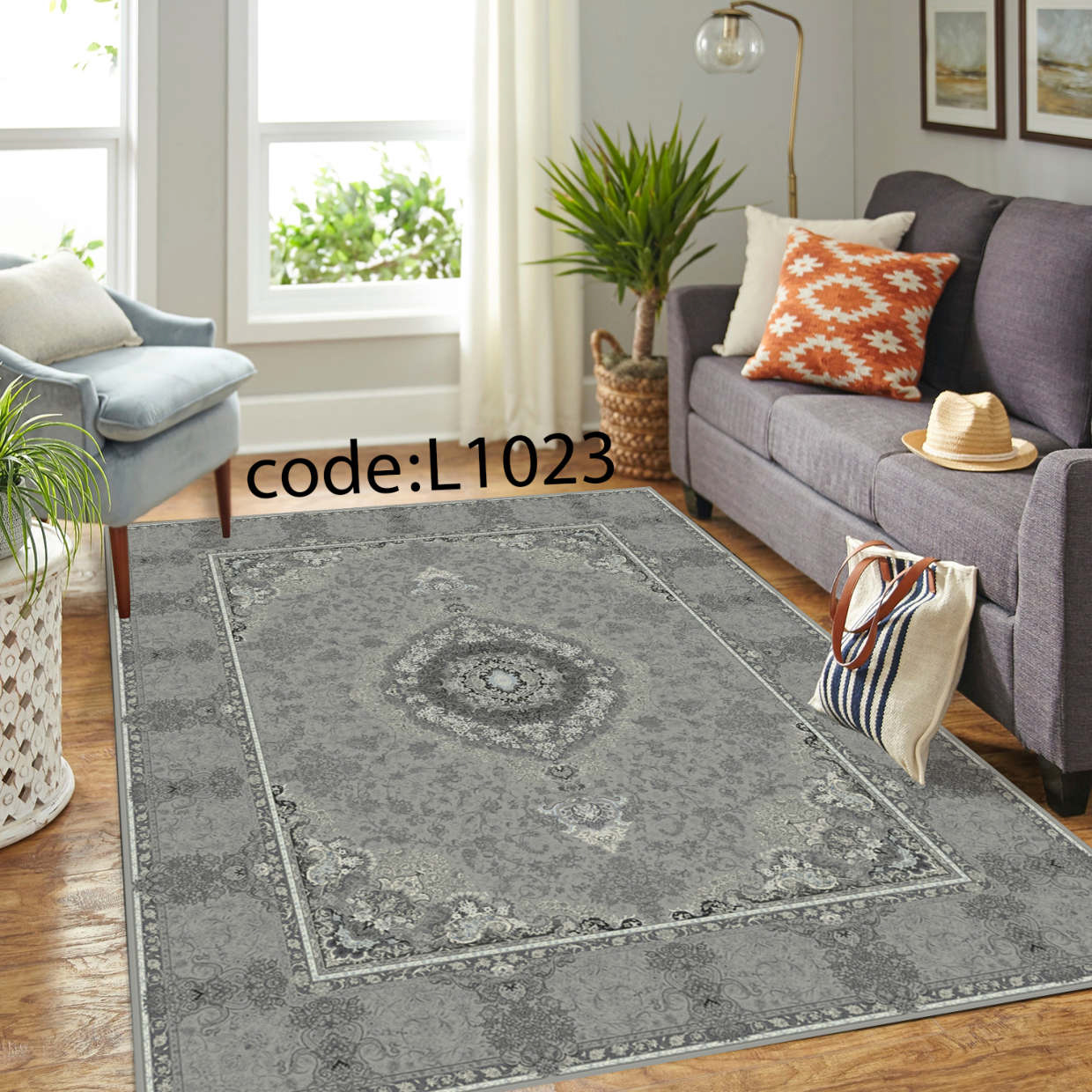 روفرشی کشدار (کاور فرش) و فرشینه و پادری کالای خواب متین کد L 1023