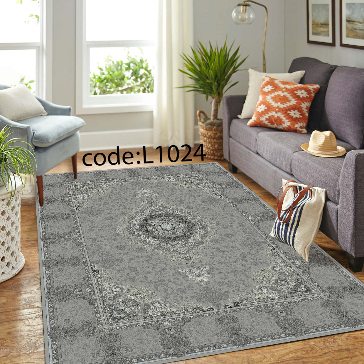روفرشی کشدار (کاور فرش) و فرشینه و پادری کالای خواب متین کد L 1024