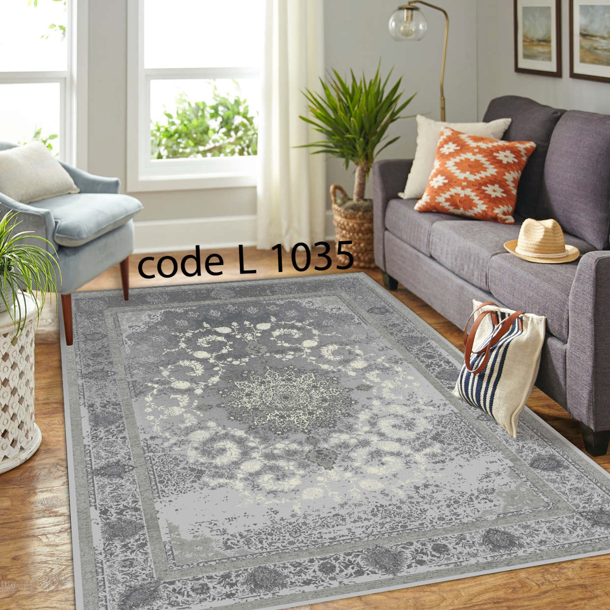 روفرشی کشدار (کاور فرش) و فرشینه و پادری کالای خواب متین کد L 1035