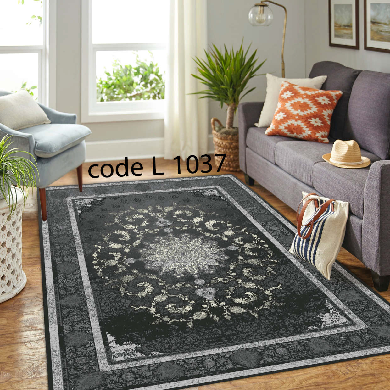 روفرشی کشدار (کاور فرش) و فرشینه و پادری کالای خواب متین کد L 1037