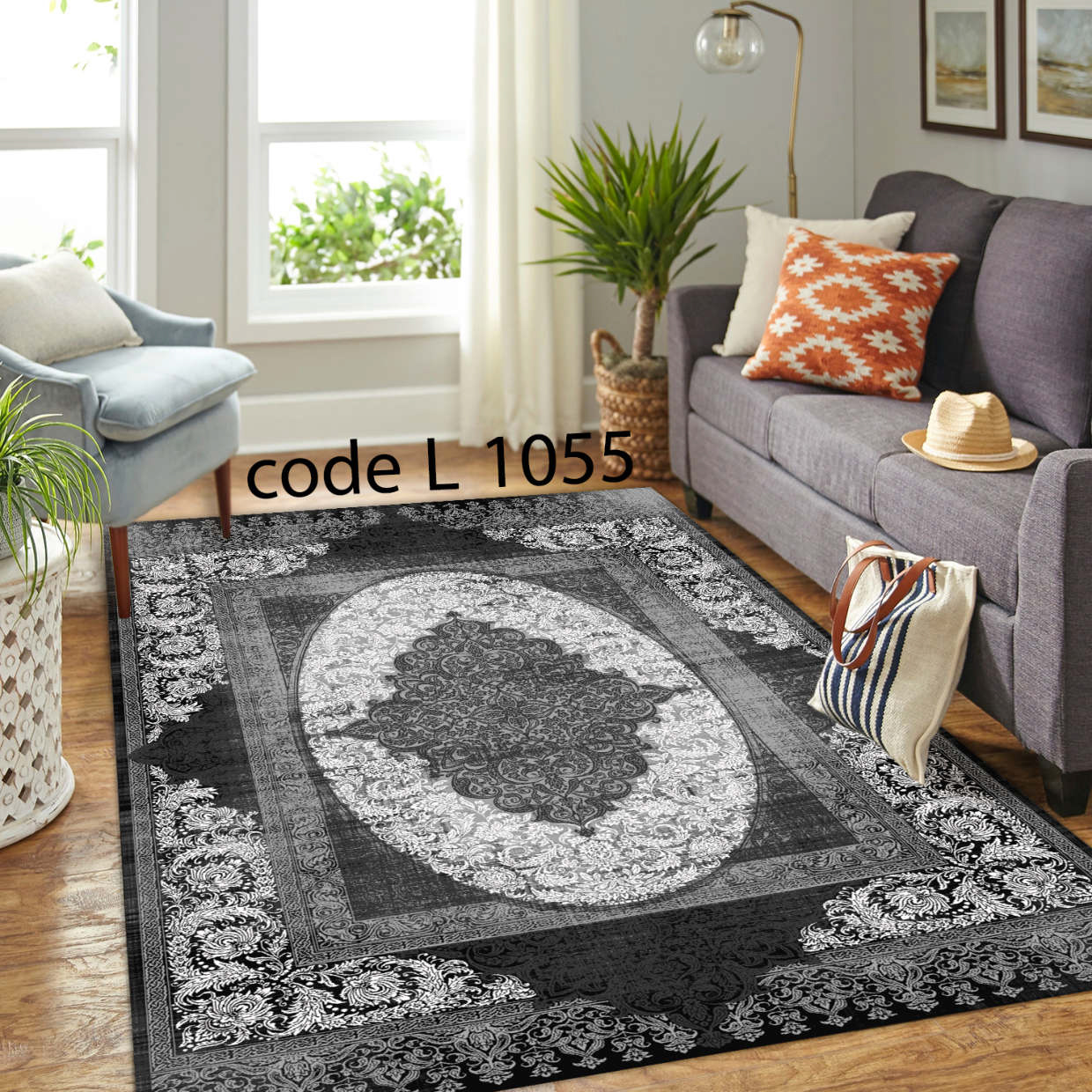 روفرشی کشدار (کاور فرش) و فرشینه و پادری کالای خواب متین کد L 1055