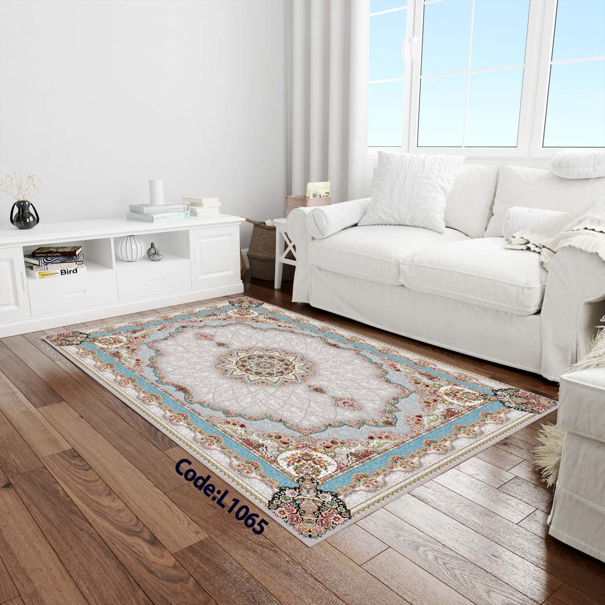 روفرشی کشدار (کاور فرش) و فرشینه و پادری کالای خواب متین کد L 1065