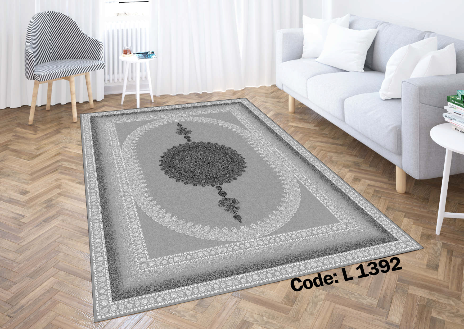 روفرشی کشدار (کاور فرش) و فرشینه و پادری کالای خواب متین کد L 1392