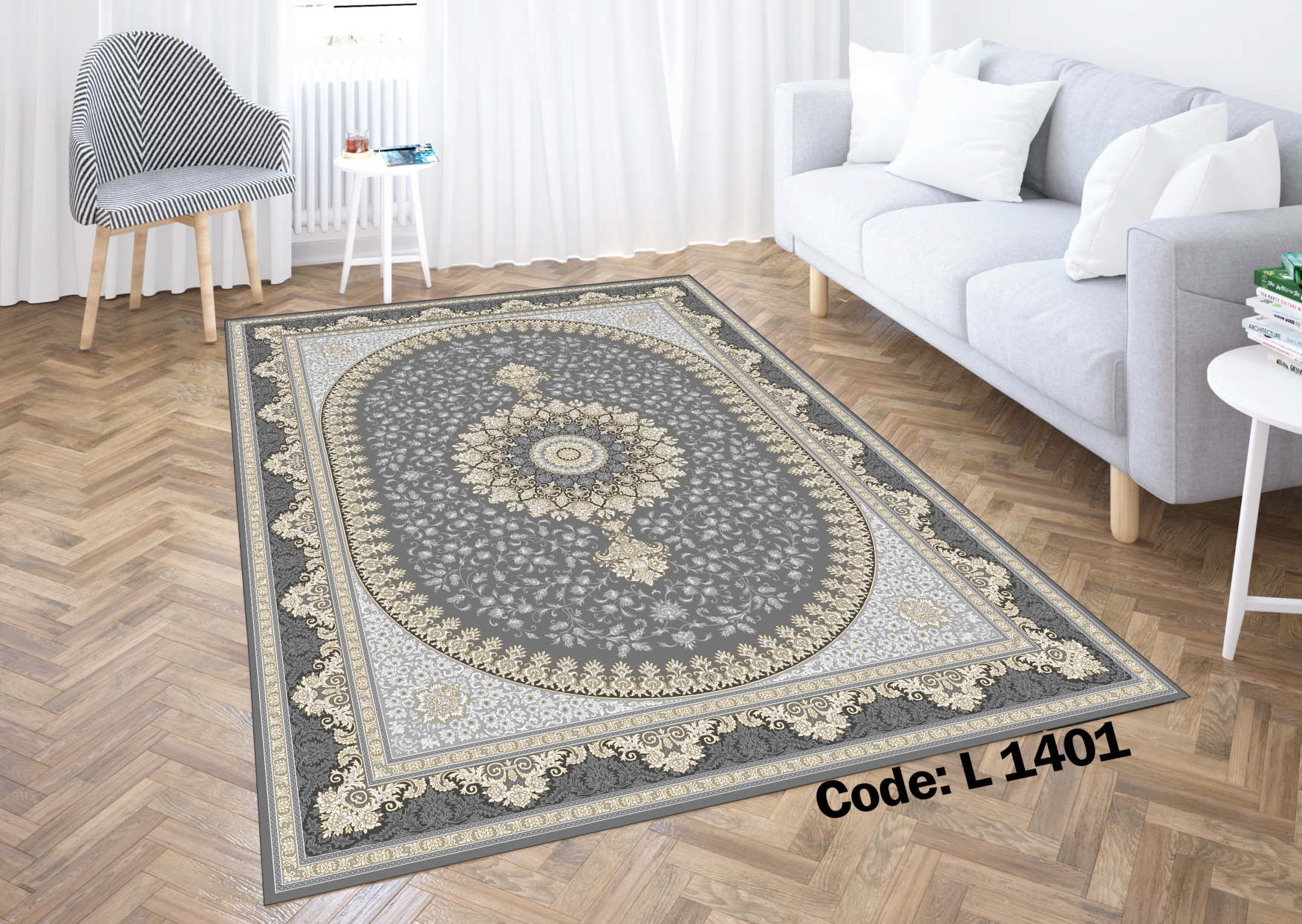 روفرشی کشدار (کاور فرش) و فرشینه و پادری کالای خواب متین کد L 1401